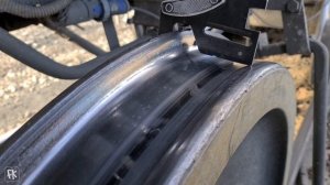 Неисправность колёсной пары. Кольцевая выработка. Думпкар 2ВС-105