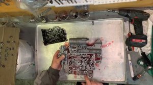 Часть 1 Разборка и чистка гидроблока АКПП u341e от Toyota avensis 1.8 1zzfe  t251 2008 год