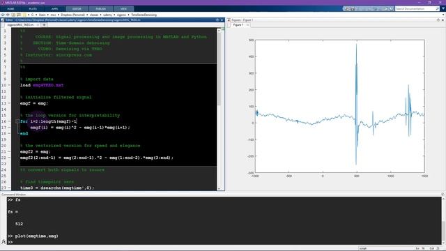 Denoising EMG signals via TKEO (Teager-Kaiser energy operator) смотреть онлайн