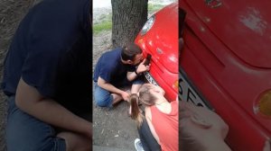 Как открыть капот део матис
