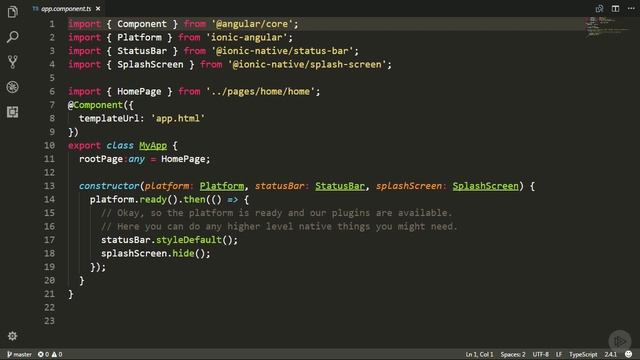 Ionic application building tutorial 6 Typescript смотреть онлайн