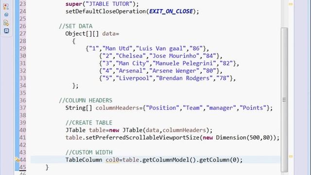 Java JTable Ep.06 - Customize Column Widths Dynamically смотреть онлайн