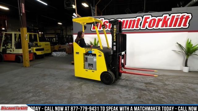 HYSTER E40HSD 4,000 lb Electric #591M - Docker Counter for Sale смотреть онлайн