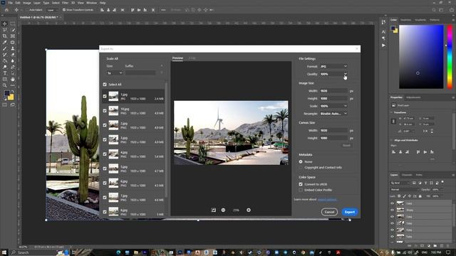 How To Export Multiple Layers Into A Jpg File In Photoshop