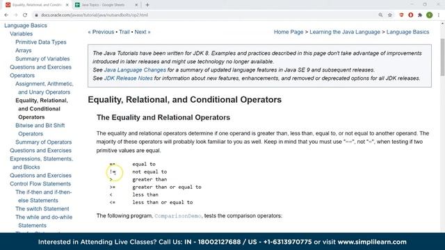 Operators In Java | Operators In Java With Example | Java Tutorial for Beginners | Simplilearn смотреть онлайн