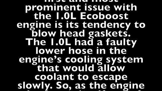 Don,t buy a Ford with the 1 0 eco boost engine смотреть онлайн