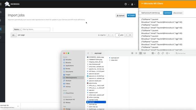 Testing WebSocket API with AsyncAPI 2.1 & Microcks смотреть онлайн