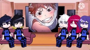 Blue lock react to haikyuu (gacha club)