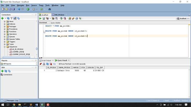 Oracle SQL DML | 4. Menghapus Data Menggunakan Query DELETE pada Oracle SQL смотреть онлайн