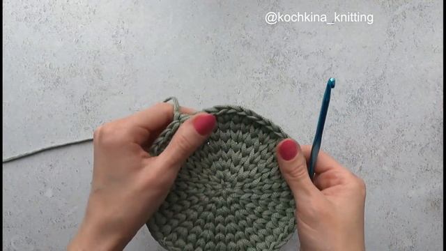 Сумка-Мешок из полиэфирного шнура. Вязание крючком.