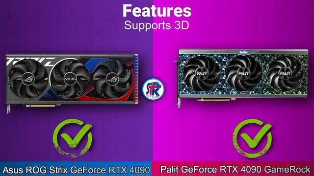 PALIT GEFORCE RTX 4090 GAMEROCK VS ASUS ROG STRIX GEFORCE RTX 4090 смотреть онлайн