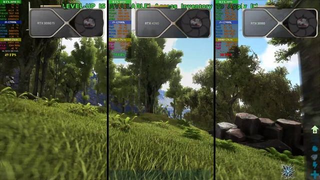 RTX 4090 vs RTX 3090 Ti vs RTX 3090 ARK Survival Evolved 4K Epic смотреть онлайн