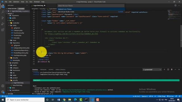 Authentification Symfony 5 смотреть онлайн
