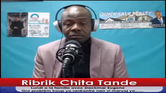 Ribrik Chita Tande avec Dackmar Eugene-Lundi a la Famille