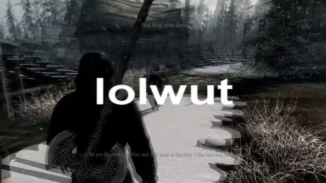 Elder Scrolls Skyrim Scary Girl