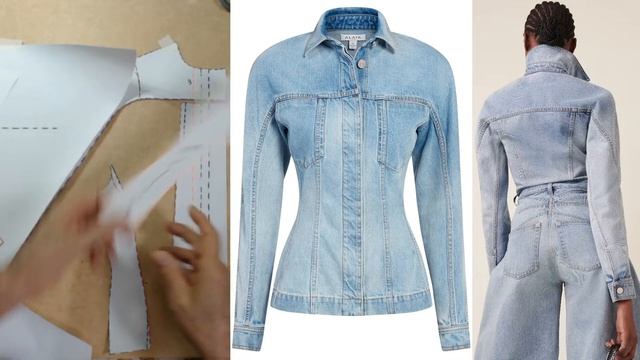 моделируем рубашку Modelado De Camisa #курсыкройкиишитья #модныйкрой