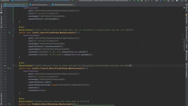 Spring WebFlux Essentials BR 31 - Integration Test WebTestClient and Spring Security pt 02 смотреть онлайн