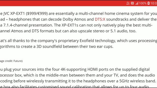 JVC XP-EXT1 headphones Debuts with Dolby Atmos without all the speakers Involved in Theaters смотреть онлайн
