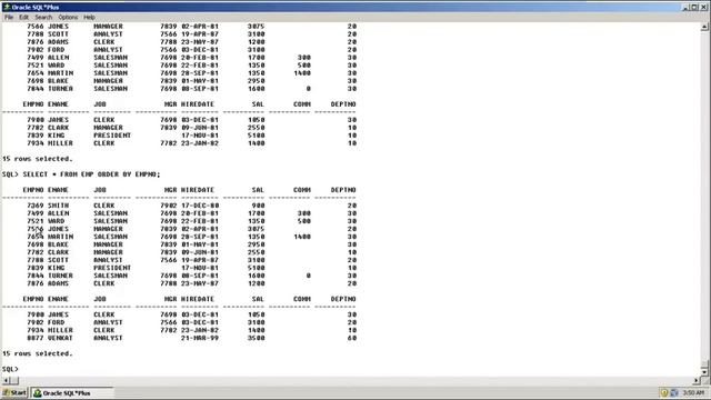 ORACLE SQL 8 - SQL 4 (SQL PART 4) смотреть онлайн