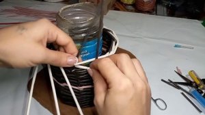 Загибка ИЗИДА  из газетных трубочек.