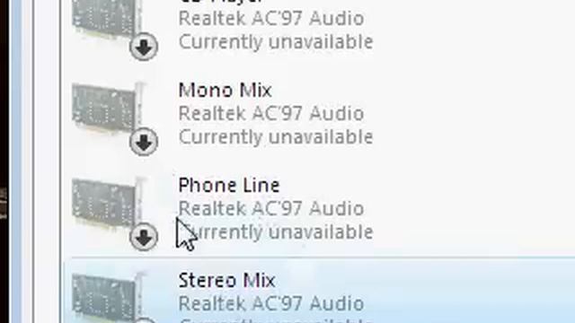 how to play music from sound card on vista (stereo mixer) смотреть онлайн