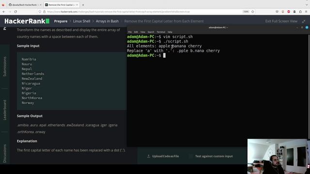 BASH from beginner to advanced: Solutions to Hackerrank Challenges - Episode 13: Capital letter смотреть онлайн
