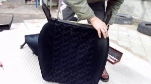 Полный разбор сиденья, снятие чехлов Passat b3 (35i)