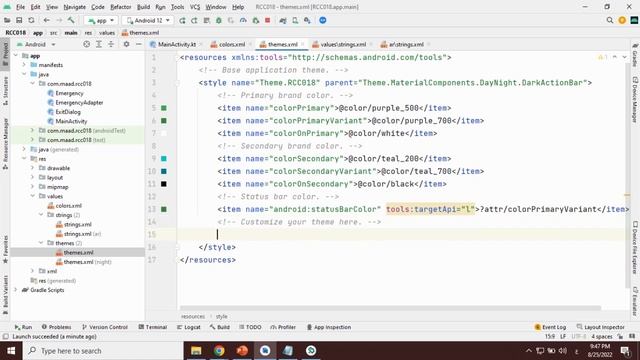 Changing App Theme (Emergency App Kotlin) смотреть онлайн
