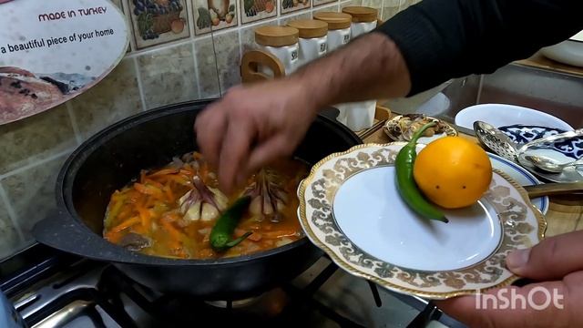 УЗБЕКСКОЕ НАЦИОНАЛЬНОЕ БЛЮДО ПЛОВ ТРАДИЦИОННОЕ. #кулинария #рыбалка #отдых #fishing #balık #ПЛОВ