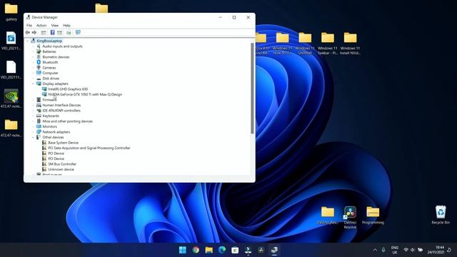 Windows 11 Drivers - How To Install Drivers (NVidia)