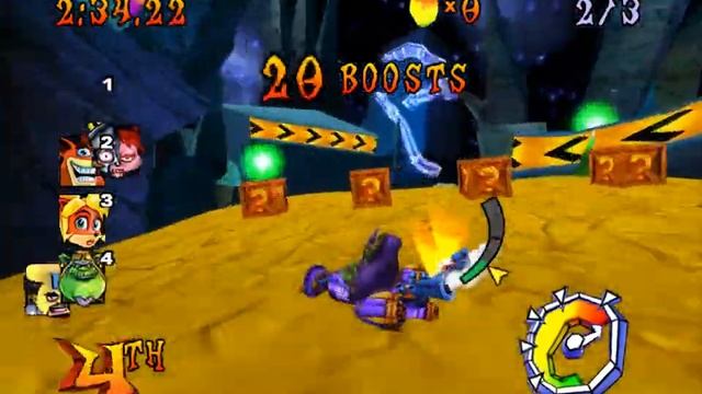 Playing as Emperor Velo in Arcade Race - Crash Nitro Kart Modding смотреть онлайн