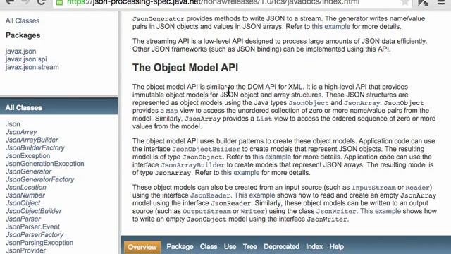 שימוש ב-Java API for JSON смотреть онлайн