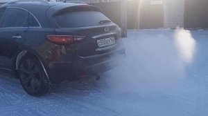 custom выхлоп Infiniti FX, на продажу, попкорн......