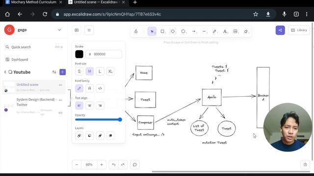 Mock interview - Twitter system design (frontend) смотреть онлайн