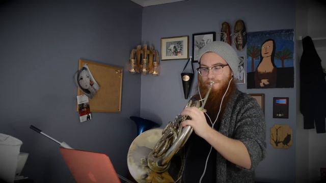 📯Foster the People: Pumped Up Kicks - French horn Loop Cover смотреть онлайн