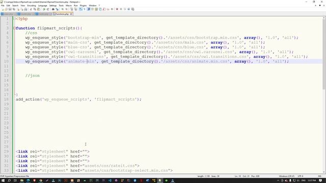 Woocommerce theme Development | CSS and JS File Include смотреть онлайн