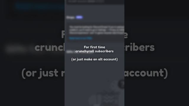 Discord x Crunchyroll Promotion for FREE Crunchyroll Premium! #SHORTS #Discord #anime смотреть онлайн
