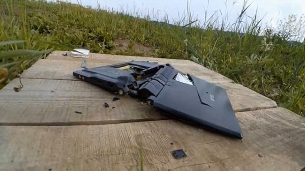 Краш-тест ноутбука / crash test laptop.