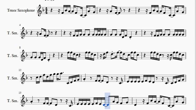 Tenor Sax Sheet Music: How to play I Don't Wanna Live Forever by ZAYN & Taylor Swift смотреть онлайн