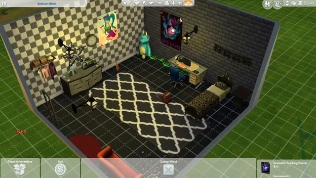 The Sims 4: Speed Build | Emo Bedroom смотреть онлайн