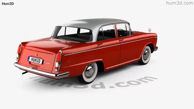 Nissan Cedric 1500 Deluxe sedan 1960 3D model by Hum3D.com смотреть онлайн
