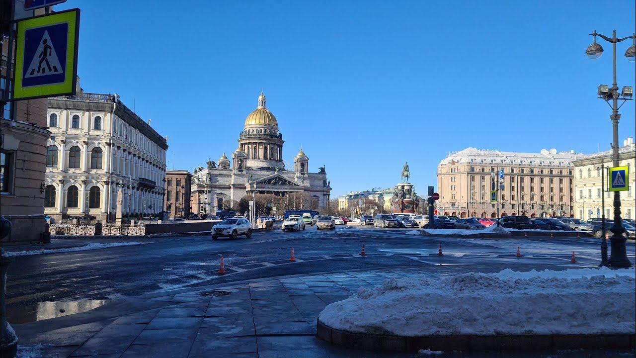 Погуляем под теплым весенним Питерским солнцем. смотреть онлайн