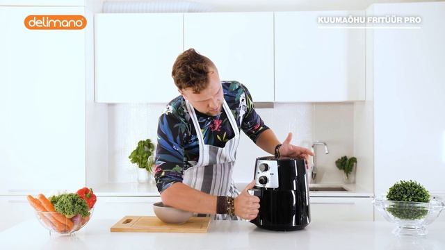 Kuumaõhu fritüür PRO Delimano смотреть онлайн
