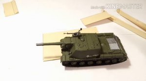 #1 Как сделать танк САУ-152 из КАРТОНА!!!