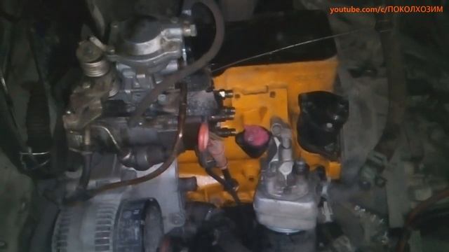 замена прокладки ГБЦ Passat B3 1.9 TD AAZ смотреть онлайн