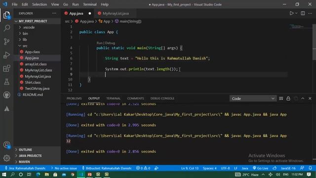 Basic_Java java String #005 смотреть онлайн