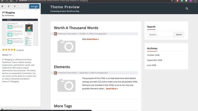 Change Theme in Wordpress and Edit Site Title смотреть онлайн
