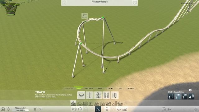 Rollercoaster Tycoon World - Building a Hypercoaster (Pantherophis) смотреть онлайн