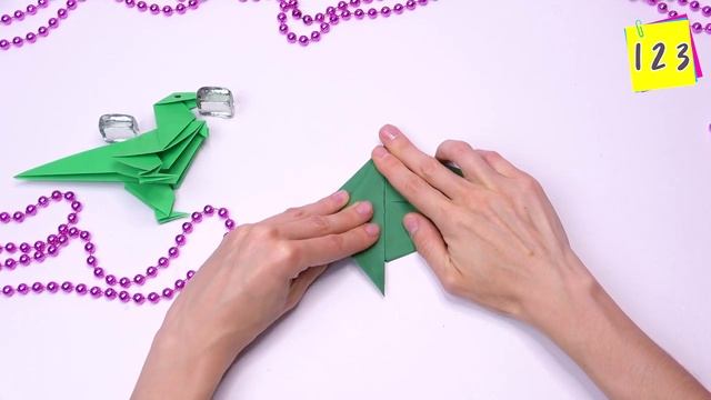 Crafts How to make dinosaur Paper dinosaur смотреть онлайн