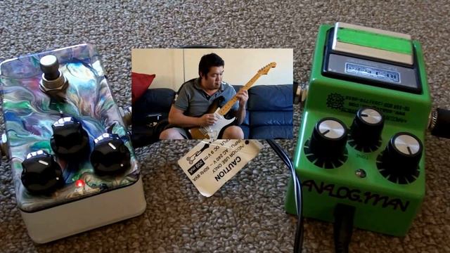 Ibanez TS-9 Silver Mod vs Landgraff Dynamic Overdrive Pedal смотреть онлайн